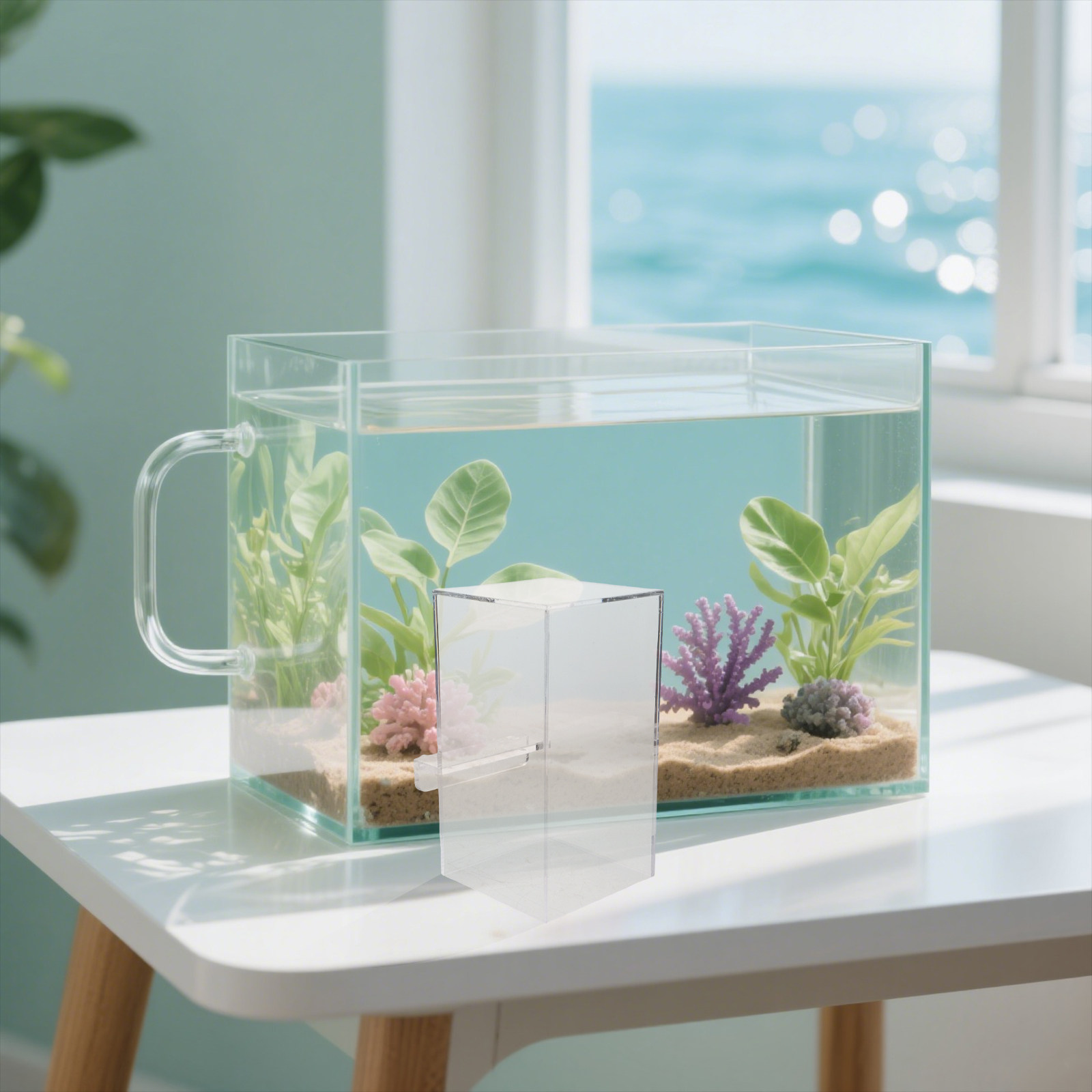 Przezroczysty akrylowy akwariu – Betta Fish Tank recenzja i cena